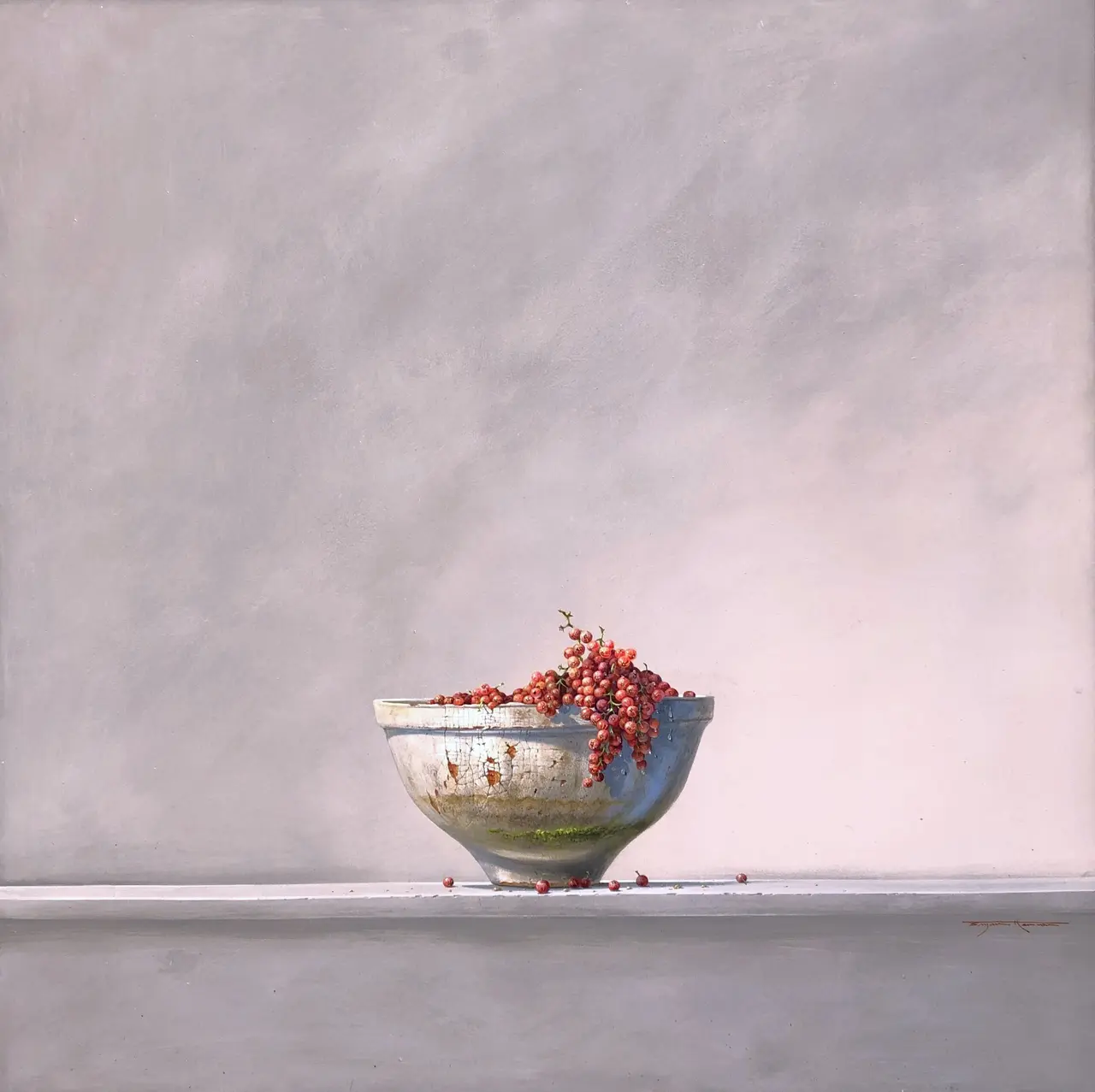 Bryan Hanlon - from the garden iii (jelly mould and redcurrants)